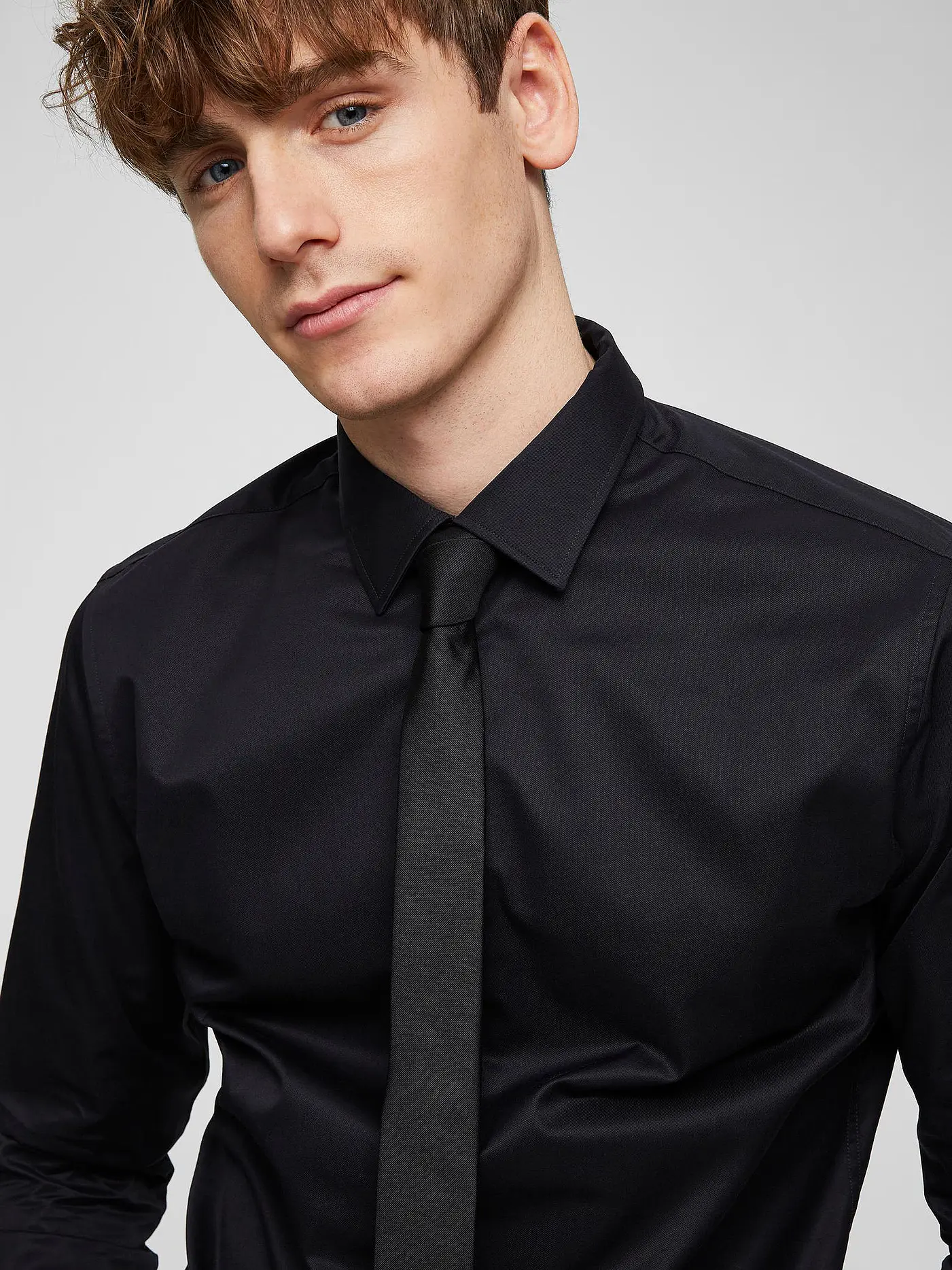 SELECTED | Krawatte SLHPLAIN | schwarz